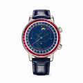 Patek Philippe Grand Complications 6104G Black Dial Bezel Stone Red  Super Clone Swiss Machine