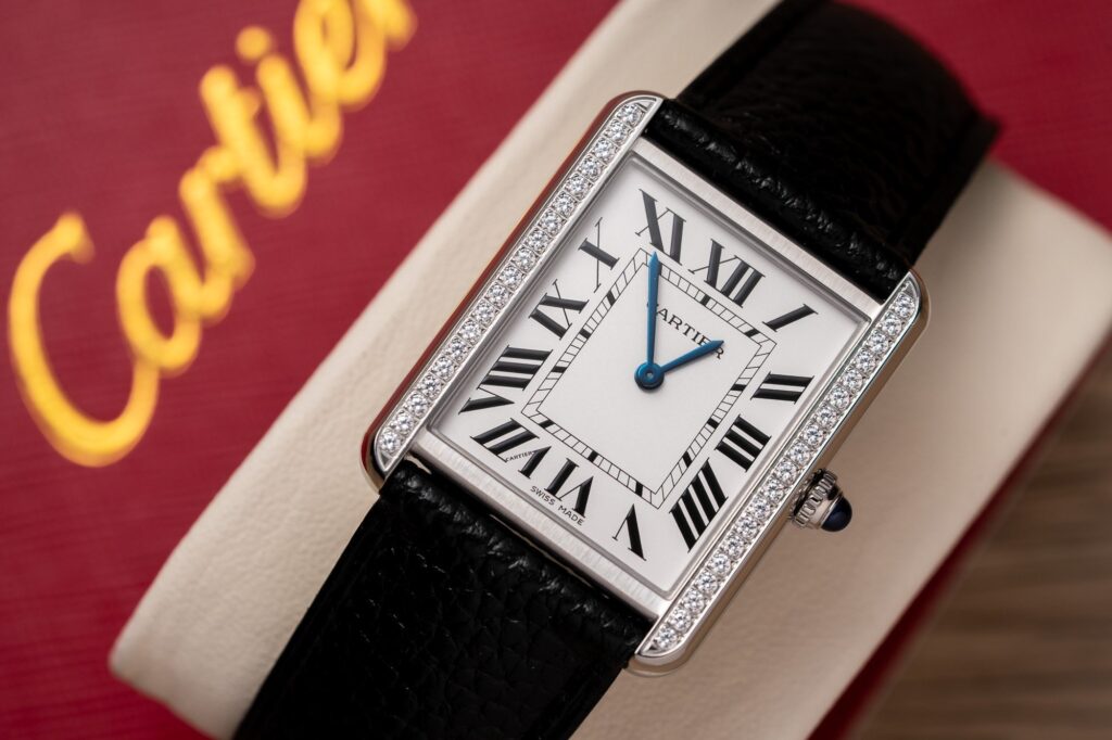 Cartier tank Super Clone Swiss Machine 2 strap