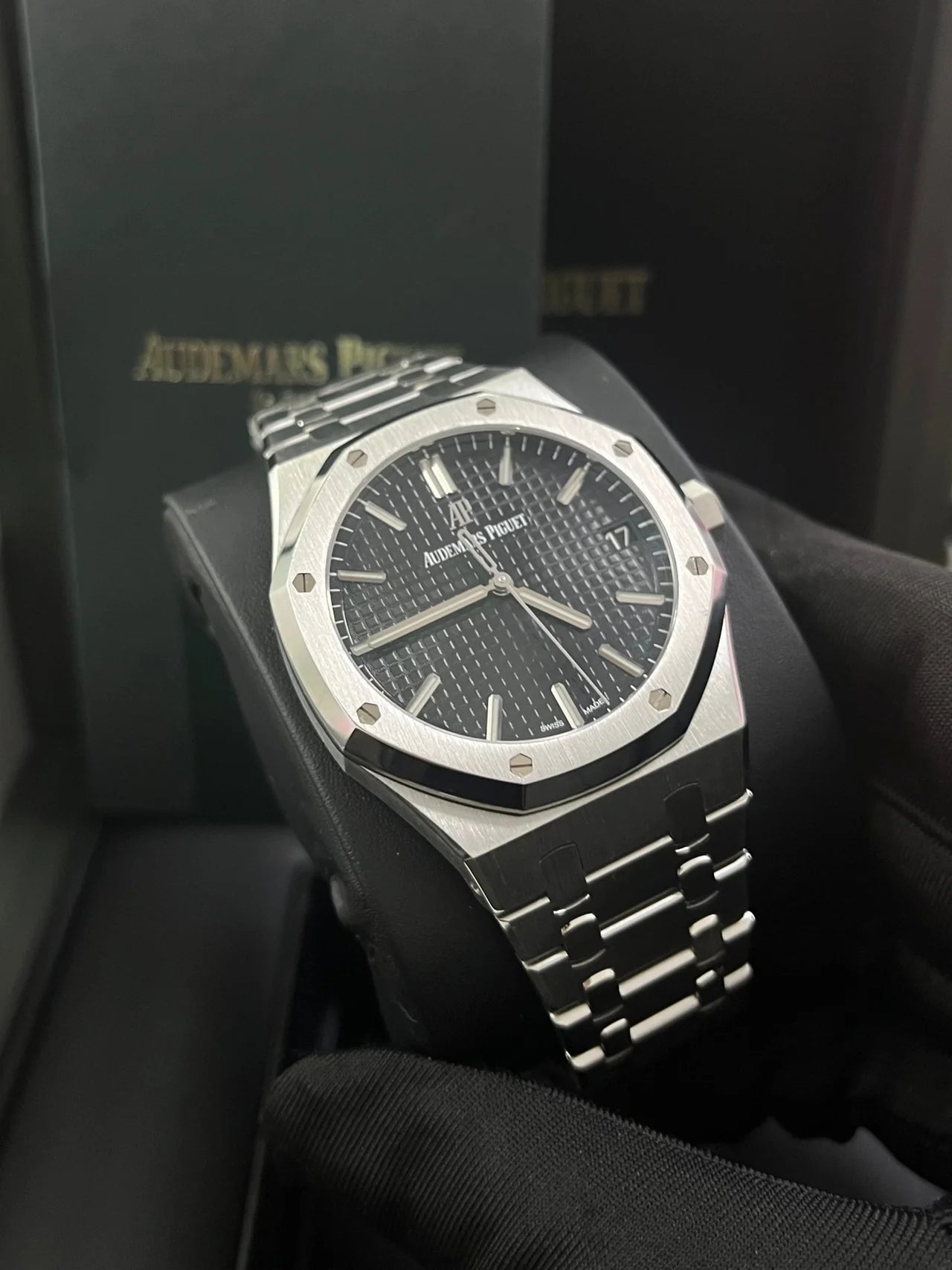 AUDEMARS Piguet Royal Oak Black Super Clone Swiss Machine